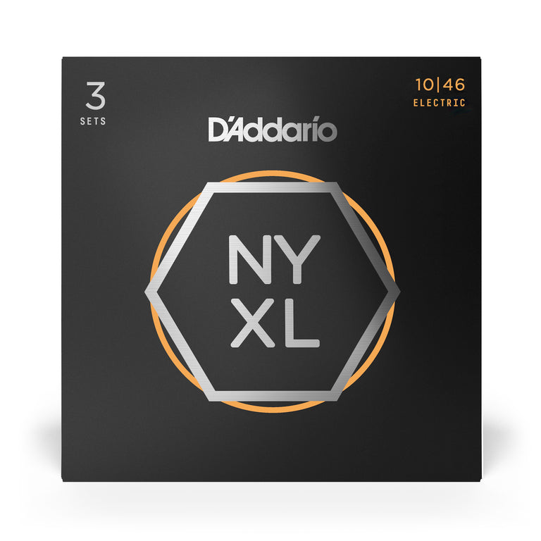 D'Addario NYXL Nickel Guitar Strings 10-46 Light 3-Pack [NYXL1046-3P]