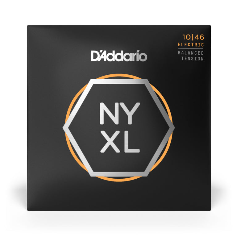 D'Addario NYXL Nickel Wound 10-46 Electric Guitar Strings, Balanced Tension Regular [NYXL1046BT]