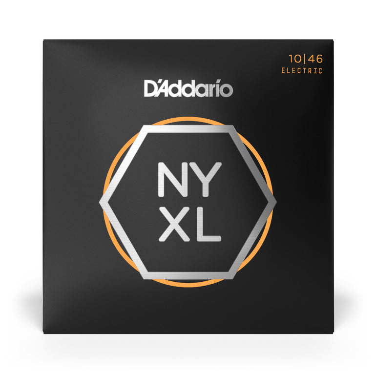 D'Addario NYXL Nickel Wound 10-46 Electric Guitar Strings, Regular [NYXL1046]