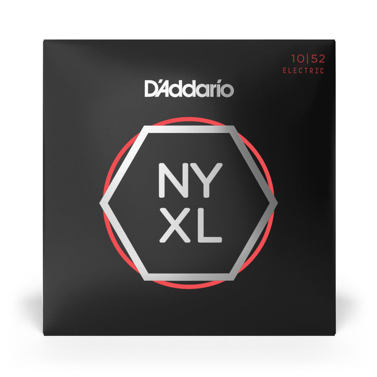 D'Addario NYXL Nickel Wound 10-52 Electric Guitar Strings, Heavy Bottom [NYXL1052]