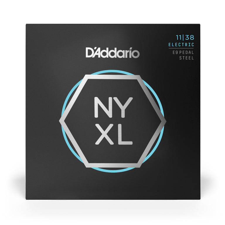 D'Addario NYXL1138PS NYXL Nickel Wound 11-38 E9 Pedal Steel Strings