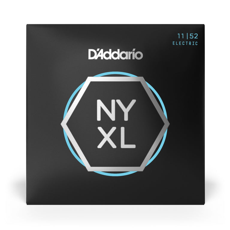 D'Addario NYXL Nickel Wound 11-52 Electric Guitar Strings, Heavy Bottom [NYXL1152]