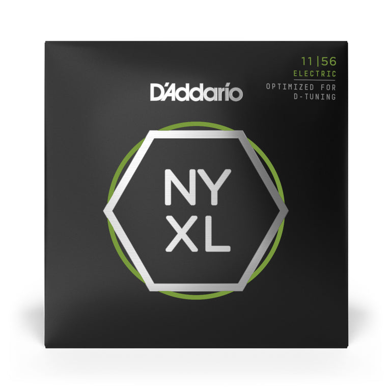 D'Addario NYXL Nickel Wound 11-56 Electric Guitar Strings, D-Tuned [NYXL1156]