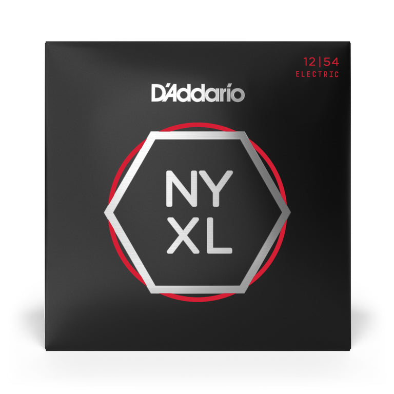 D'Addario NYXL Nickel Wound 12-54 Electric Guitar Strings, Heavy [NYXL1254]