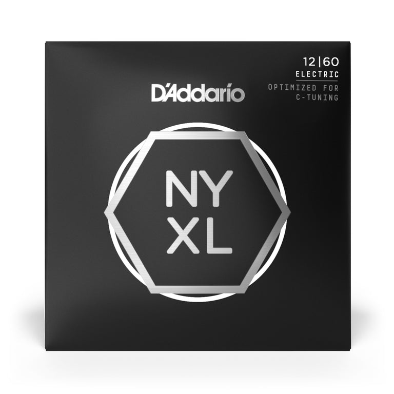 D'Addario NYXL Nickel Wound 12-60 Electric Guitar Strings, Extra Heavy [NYXL1260]