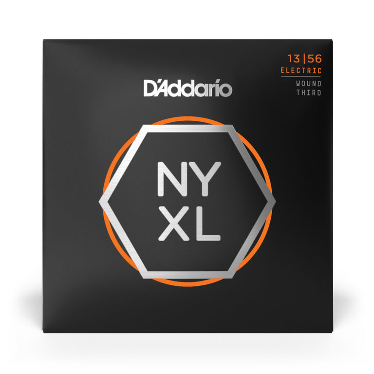 D'Addario NYXL Nickel Wound 13-56 Electric Guitar Strings, Jazz Medium [NYXL1356]