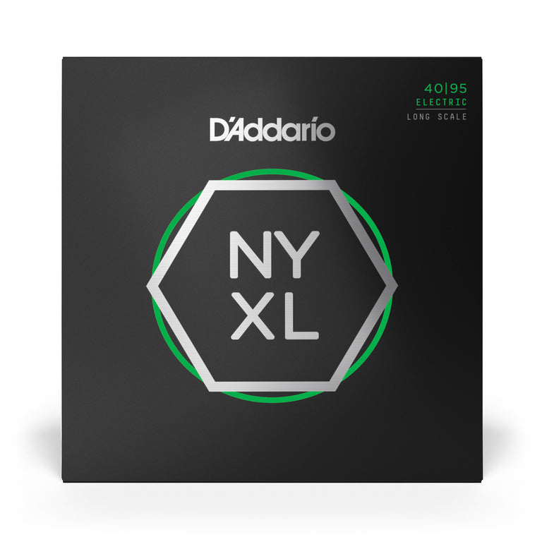 D'Addario NYXL Nickel Wound 40-95 Bass Guitar Strings, Long Scale [NYXL4095]