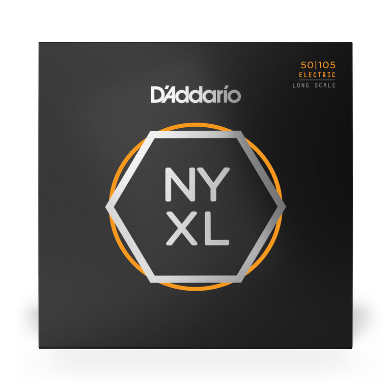 D'Addario NYXL Nickel Wound 50-105 Bass Guitar Strings, Long Scale [NYXL50105]