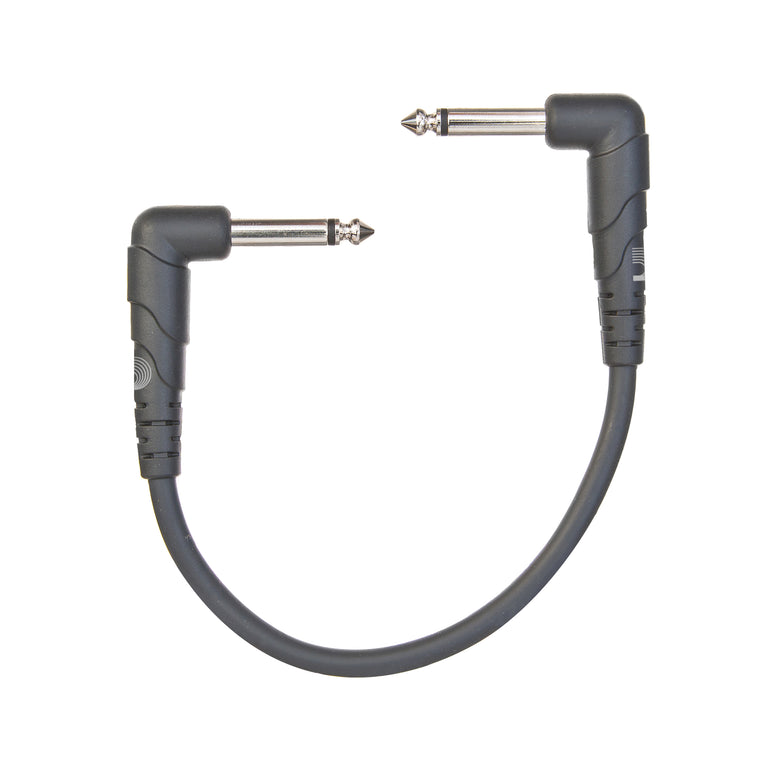 D'Addario Classic Series 6 inch Patch Cable, 3-Pack