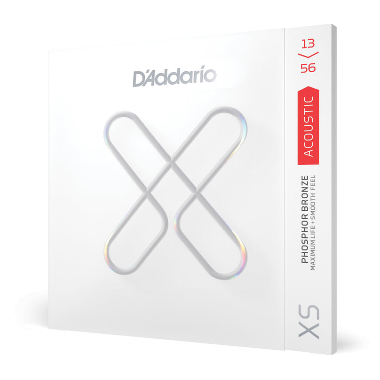 D'Addario XS Phosphor Bronze 13-56 Acoustic Guitar Strings, Medium