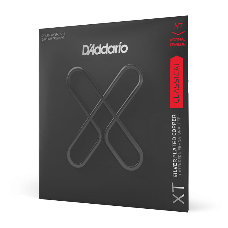 D'Addario XT Coated Dynacore Carbon Classical Guitar Strings, Normal Tension